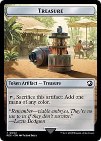 Treasure (0002) // Gnome Soldier Double-Sided Token