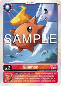 Sunmon (Animal Colosseum Box Promotion Pack)