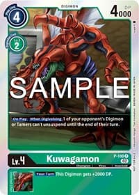 Kuwagamon - P-100 (Limited Card Pack Ver.2)