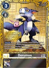 Dorumon - P-070 (Championship 2023 Gold Card Set)