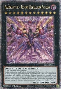 Raidraptor - Rising Rebellion Falcon (Quarter Century Secret Rare)