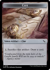 Clue (0018) // A 0045 Double-Sided Token