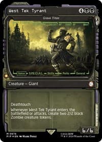 West Tek Tyrant - Grave Titan (Showcase) (Surge Foil)