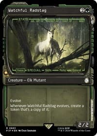 Watchful Radstag (Showcase) (Surge Foil)