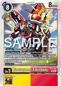 RizeGreymon (X Antibody) (Event Pack 6)