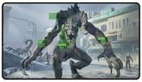 Fallout V.A.T.S. Black Stitched Standard Gaming Playmat for Magic: The Gathering
