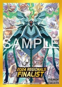 Digimon Card Game Official Sleeves - 2024 Regionals Finalist (5-Pack)