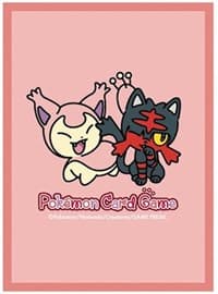 Pokemon TCG: Pokemon Center Japan Exclusive Card Sleeves - Litten and Skitty (64-Pack)