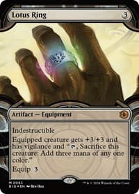 Lotus Ring (Showcase) (Raised Foil)