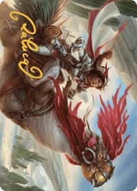 Frontier Seeker Art Card (Gold-Stamped Signature)