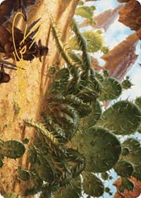 Cactarantula Art Card (Gold-Stamped Signature)
