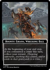 Bounty: Eriana, Wrecking Ball // Bounty Rules Double-Sided Token