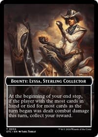 Bounty: Lyssa, Sterling Collector // Bounty Rules Double-Sided Token