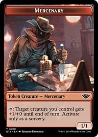 Mercenary // Copy Double-Sided Token