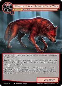 Romulus, Lyka's Partner Twin Wolf
