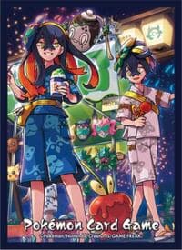 Pokemon TCG: Pokemon Center Japan Exclusive Card Sleeves - Carmine and Kieran (64-Pack)