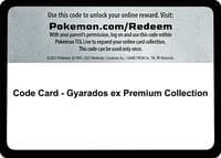 Code Card - Gyarados ex Premium Collection
