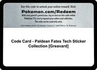 Code Card - Paldean Fates Tech Sticker Collection [Greavard]
