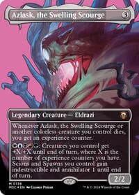 Azlask, the Swelling Scourge (Borderless) (Ripple Foil)