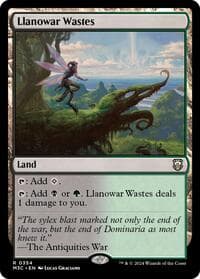 Llanowar Wastes (Ripple Foil)