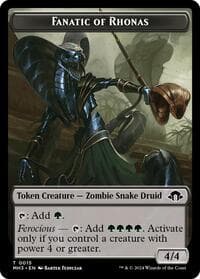 Fanatic of Rhonas // Energy Reserve Double-Sided Token