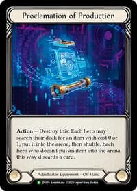 Proclamation of Production - JDG019