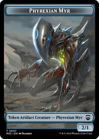 Phyrexian Myr (Ripple Foil)  // Servo Double-Sided Token
