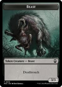 Beast (0010) (Ripple Foil) // Shapeshifter (0008) Double-Sided Token