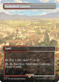 Sunbaked Canyon (Borderless)