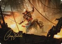 Edward Kenway Art Card (Gold-Stamped Signature)
