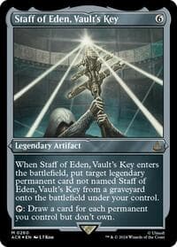 Staff of Eden, Vault's Key (Foil Etched)