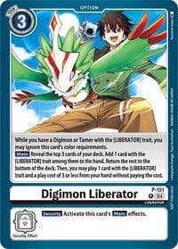 Digimon Liberator - P-151 (Store Tournament 2024 Jul. - Sep. Participation Pack)