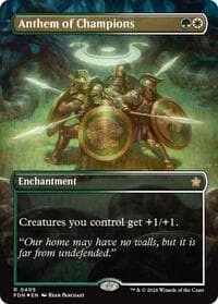 Anthem of Champions (Borderless) (Mana Foil)