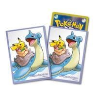 Pokemon TCG: Pokemon Center Japan Exclusive Card Sleeves - Lapras and Pikachu (64-Pack)
