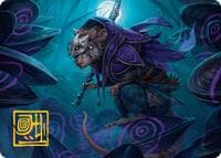 Nightwhorl Hermit Art Card (Gold-Stamped Signature)