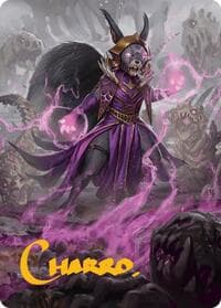 Liliana of the Dark Realms Art Card (Gold-Stamped Signature)