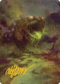 The Gitrog Monster Art Card (Gold-Stamped Signature)
