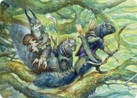 The Odd Acorn Gang Art Card