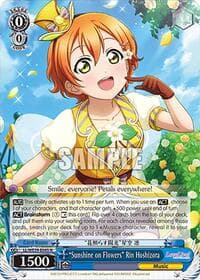 "Sunshine on Flowers" Rin Hoshizora