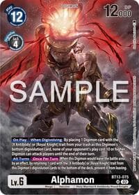 Alphamon (Pre-Release Tournament Participation Card)