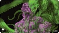 Duskmourn Playmat for Magic: The Gathering - Alt Art Key Character Mythic 2 (Tyvar, the Pummeler - Double Exposure Alt)