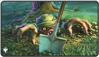 Duskmourn Black Stitched Playmat for Magic: The Gathering - Special Guest - Guest Artist 1 (Exhume)