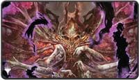 Duskmourn Black Stitched Playmat for Magic: The Gathering - Special Guest - Guest Artist 2 (Damnation)