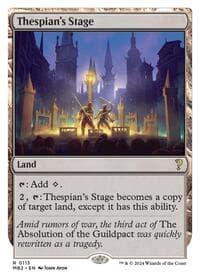 Thespian's Stage (White Border)