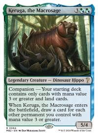 Keruga, the Macrosage (White Border)
