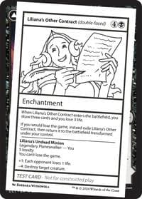 Liliana's Other Contract (double-faced)