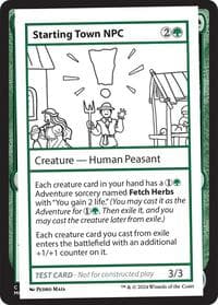 Starting Town NPC