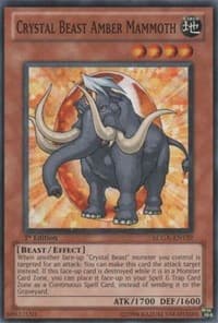 Crystal Beast Amber Mammoth