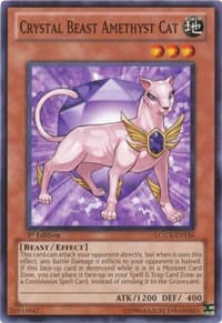Crystal Beast Amethyst Cat