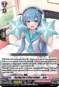 Dazzling Pair of Stars in Hand, Aster